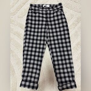 Hollister Monochrome Plaid Slacks
